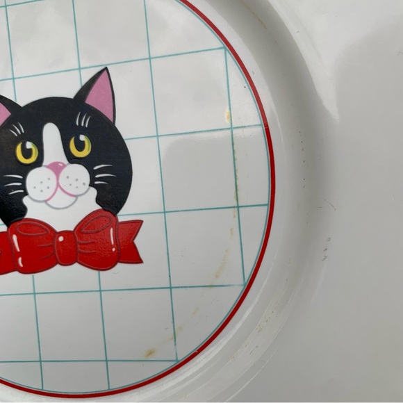 Vintage 1982 Vandor Cat Plate Set (2) - Picture 4 of 10